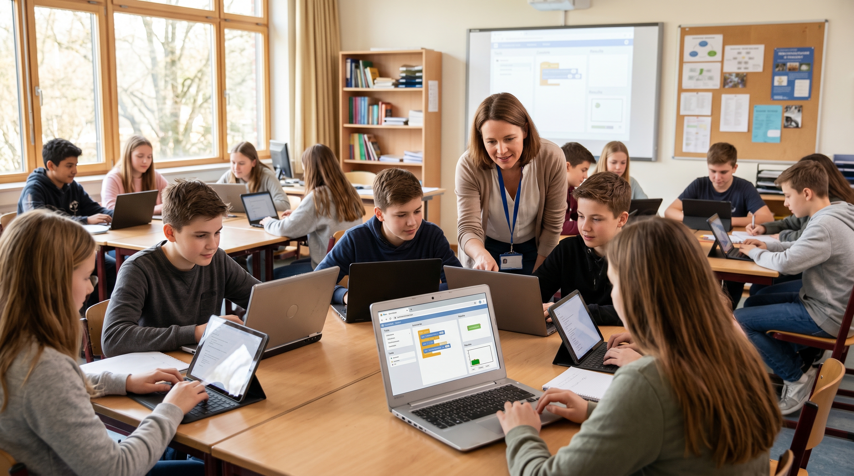 Informatik unterrichten – auch ohne Computerraum