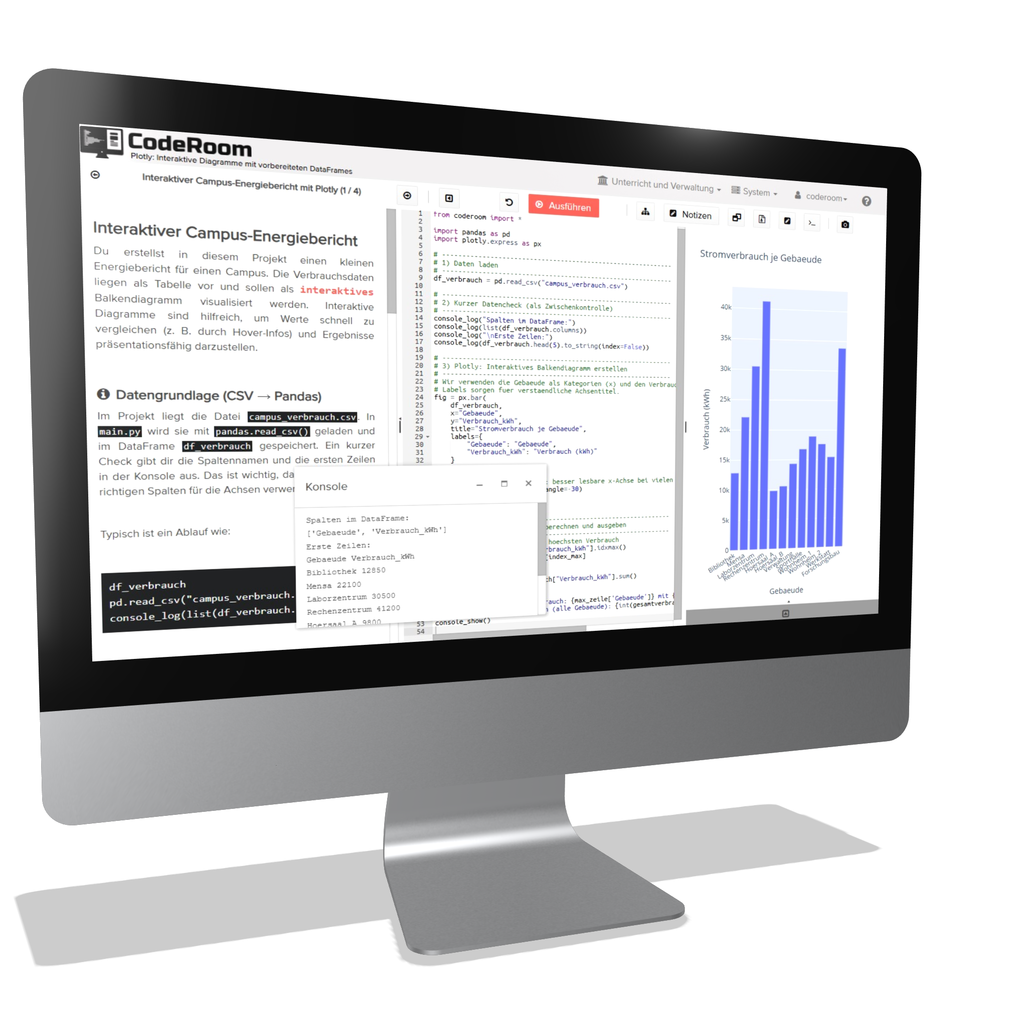 CodeRoom Lernumgebung