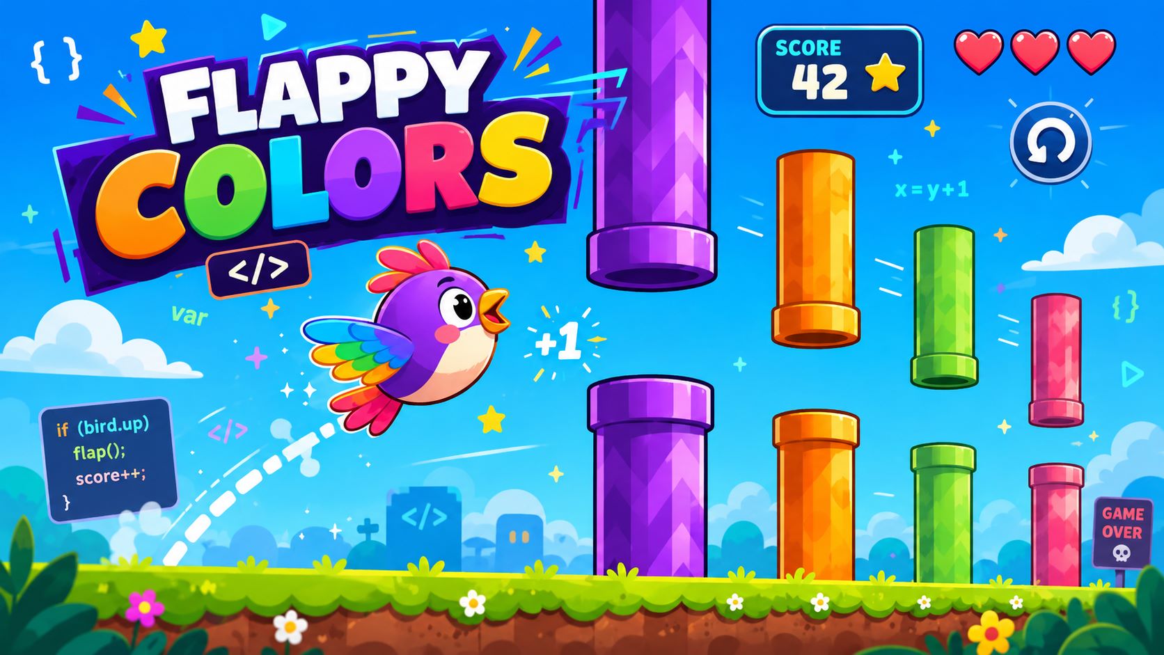 Forhåndsvisning: Flappy Fargefly
