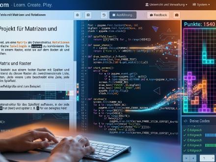 Spill i CodeRoom – Interaktiv programmering direkte i nettleseren